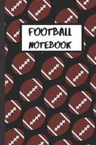 Football Notebook: Football Player Journal With Blank Lined Pages for Notes