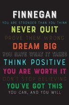 Finnegan You Are Stronger Than You Think Never Quit Prove Them Wrong Dream Big You Have What It Takes Think Positive You Are Worth It Dont Stop Believ