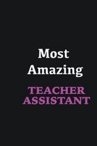 Most Amazing Teacher Assistant: Writing careers journals and notebook. A way towards enhancement