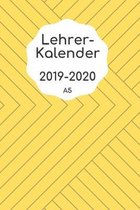 Lehrerkalender 2019 2020 A5: Schulplaner 2019 2020 für die Unterrichtsvorbereitung - Planer ideal als Lehrer Geschenk für Lehrerinnen und Lehrer