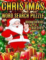 Christmas Word Search Puzzle Book For Kids Ages 4-8