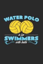 Water polo swimmers: 6x9 Water Polo - grid - squared paper - notebook - notes
