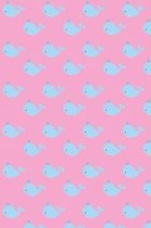 Whale Notebook: Pretty Pink Baby Whale Notebook for Girls to Write In - Cute Blank Lined Blue Whale Journal for Taking Notes - Beautif