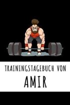 Trainingstagebuch von Amir: Personalisierter Tagesplaner f�r dein Fitness- und Krafttraining im Fitnessstudio oder Zuhause