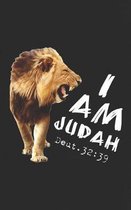I Am Judah: Hebrew Israelite Tribe Obey - Child of Yah Torah, Yah is Life Gift! Funny Journal Notebook & Planner Gift!