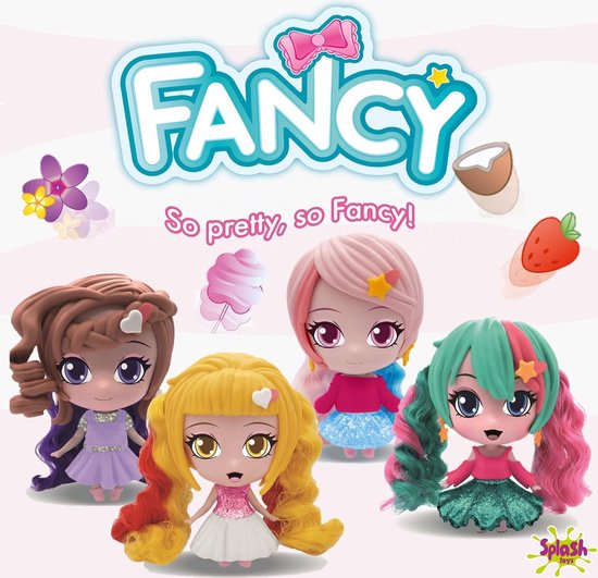 Splash Toys Superfancy Kaphoofd Fancy Meisjes 29,5 Cm Roze 6-delig van Splash-Toys — afbeelding 5
