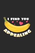 I find you appealing: 6x9 Banana - dotgrid - dot grid paper - notebook - notes