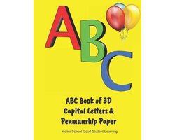 ABC Book of 3D Capital Letters & Penmanship Paper