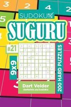 Sudoku Suguru - 200 Hard Puzzles 9x9 (Volume 21)