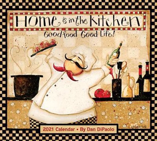bol.com | Home Is In the Kitchen 2021 Deluxe Wall Calendar