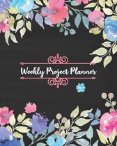 Weekly Project Planner: 52 List Project Plan Management 2019-2020 Mini Calendar 2 Year Daily Event & Appointment To Do-List with Meal Plan and