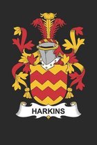 Harkins: Harkins Coat of Arms and Family Crest Notebook Journal (6 x 9 - 100 pages)