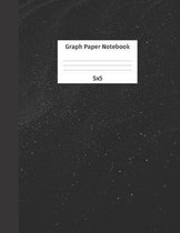 Graph Paper Notebook 5x5: Quad Ruled 5 Squares Per Inch Grid Paper. Math and Science Composition Notebook for Students and Teachers. Perfect for