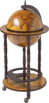 Casier à Vin Brulo Globe Globebar Vespucci - ⌀ 36 cm - Bois - Marron