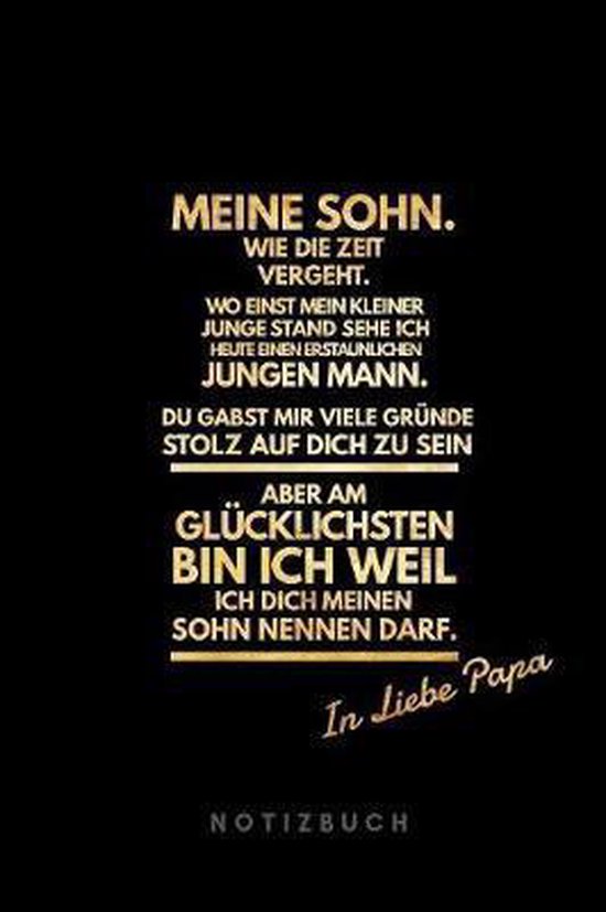 Mein Sohn. Wie die Zeit vergeht. Wo einst mein kleiner Junge stand sehe