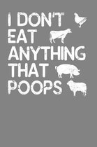 I Don't Eat Anything That Poops