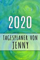 2020 Tagesplaner von Jenny: Personalisierter Kalender für 2020 mit deinem Vornamen