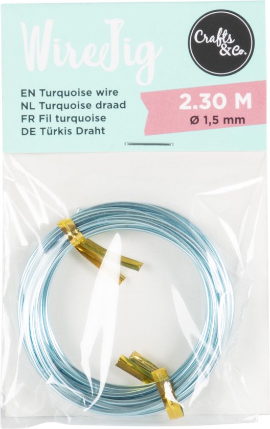 Crafts&Co Wire Jig Draad - Turquiose