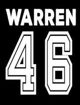 Warren 46: Election 2020 College Ruled Composition Notebook 7.44'' x 9.69'' 100 pages 50 sheets