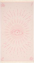 Roze Third Eye Hamamdoek - Strandlaken - Sun of a Beach - 100% katoen