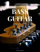 Bass Guitar Tab Notebook: Singers Songwriters, Musicians & Guitarists Guitar Notebook for Creating Tabs on Sheet Music. (8.5''x 11'' - 144 Pages)
