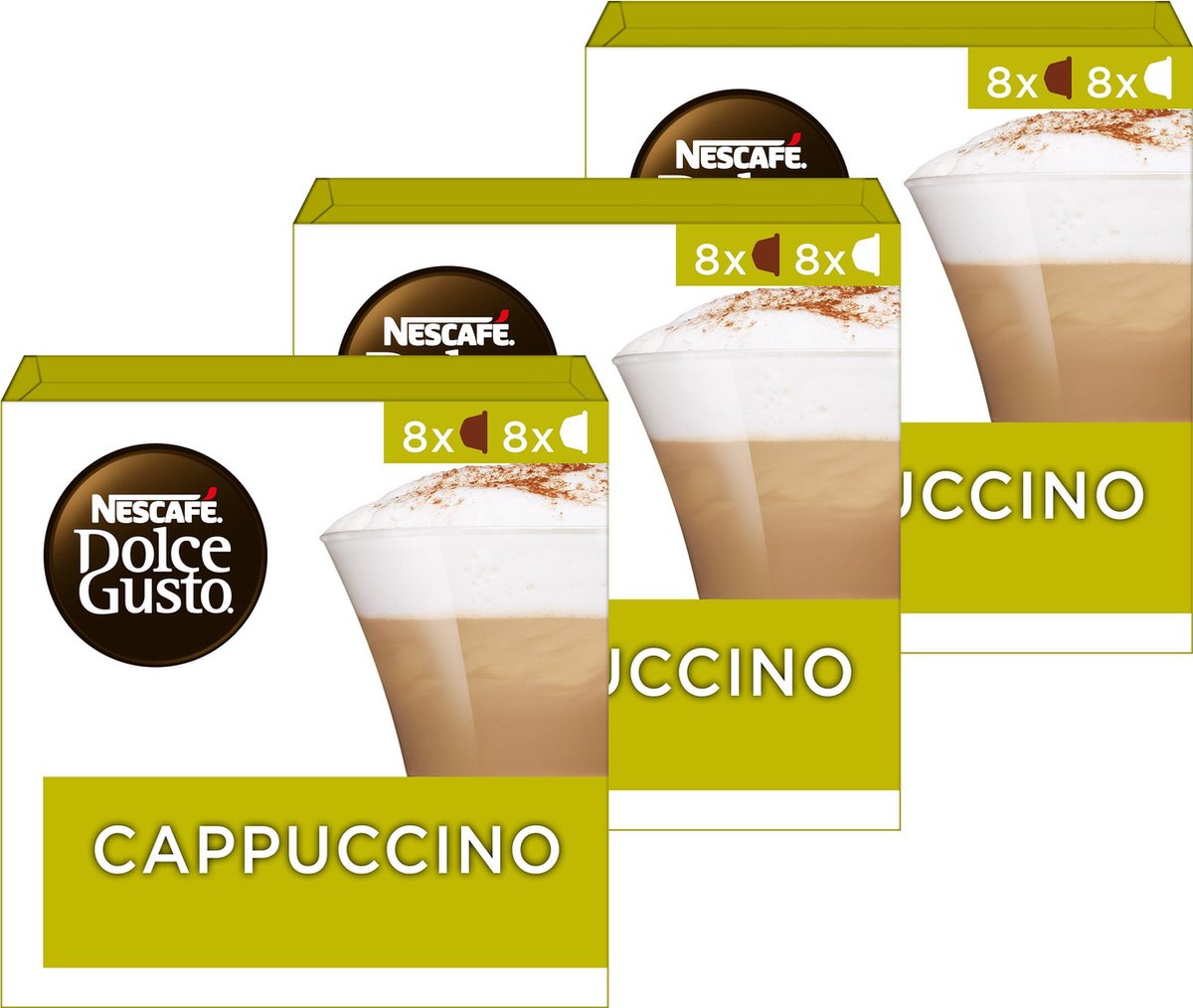 Nescafé Dolce Gusto capsules Cappuccino - 48 koffiecups - geschikt voor 24 koppen koffie