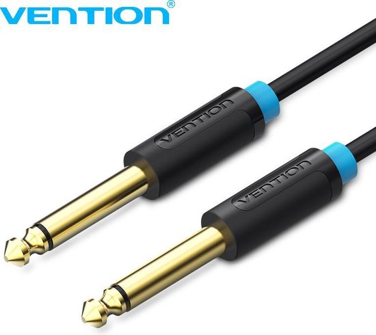 Vention 6.35mm Jack naar 6.35mm Jack Audio Kabel - Aux kabel voor  elektrische gitaar,... | bol.com