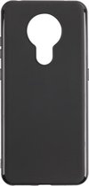 HB Hoesje Geschikt voor Nokia 5.3 Zwart - Siliconen Back Cover