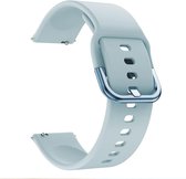 Garmin VivoActive 4 - Samsung Galaxy Watch 46mm R800 - Wearablebandje - Zacht Siliconen - Universeel 22mm - Lichtblauw