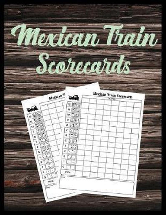 Scorecards- Mexican Train Scorecards - cover