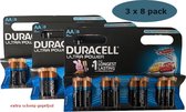 Duracell AA Ultra Powercheck Batterijen - 24 stuks  (3 x 8 pack )