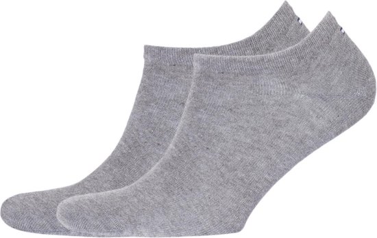 Tommy Hilfiger sneaker sokken (2-pack) - grijs melange -  Maat: