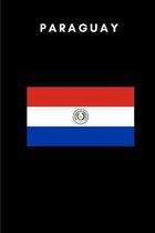 Paraguay: Country Flag A5 Notebook to write in with 120 pages