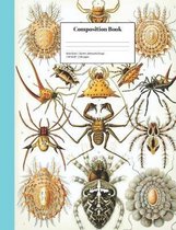 Wide-Ruled Spiders Arthropods Design: School Classroom Notebook