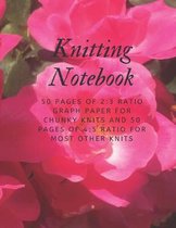Knitting Journal: 50 pages of 2:3 ratio graph paper for Chunky Knits and 50 pages of 4:5 Ratio for most other knits