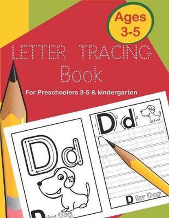 Letter Tracing Book for Preschoolers 35 & Kindergarten 9781089918363