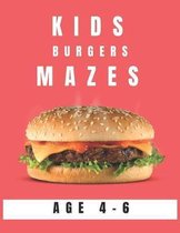 Kids Burger Mazes Age 4-6