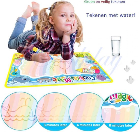 Doodle Water Mat | Water Teken Mat | Tekenen | Water Stift | Aqua Doodle Groot - VG Deals