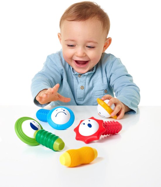 SmartMax My First Sounds & Senses - Magnetisch Sensorisch Speelgoed - 8-Delige Bouwset met Geluid en Structuur - Educatief Speelgoed voor Peuters - Vanaf 1 Jaar