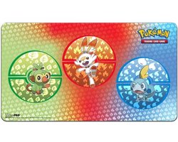 Pokemon playmat pok sword and shield galar starters
