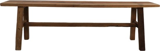 Korea opschorten ONWAAR Decoratief bankje Mallorca - 150 cm - gerecycled hout | bol.com