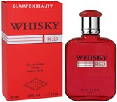 Whisky - RED - Heren Parfum - Zoete geur met Kardemom - Cederhout - Mos - 100 ml