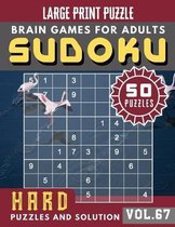 Hard Sudoku Puzzles and Solution: suduko hard books - Sudoku Hard Puzzles and Solution - Sudoku Puzzle Books for Adults & Seniors - (Sudoku Brain Game