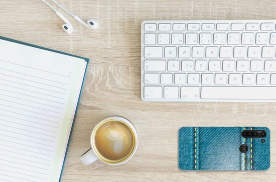 Coque Téléphone pour Motorola Moto G8 Power TPU Bumper Silicone Étui Housse Jeans