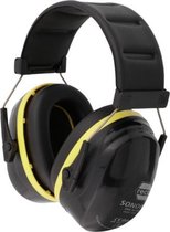 Reca gehoorbescherming oorkap met hoofdbeugel Sonor 30 - SNR 30 dB - zwart/geel