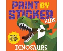 Omslag van Paint by Sticker Kids Dinosaurs Create 10 Pictures One Sticker at a Time