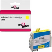 Go4inkt compatible met Epson 603XL y yellow inktcartridge - XP-2100 / XP-2105 / XP-3100 / XP-3105 / XP-4100 / XP-4105 / Workforce / WF-2810DWF