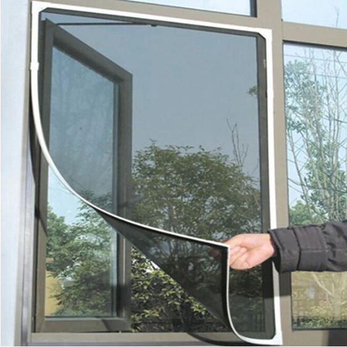 Muggennet voor raam - Repgoods - 150x150 cm - Muggen - Insecten - Gordijn  tegen muggen... | bol.com