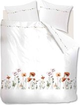 Marjolein Bastin Poppies - Dekbedovertrek - Lits-jumeaux - 260x200/220 cm - Flanel - Red