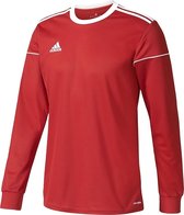 Adidas Squadra 17 Voetbalshirt Lange Mouw Kinderen - Rood / Wit | Maat: 164